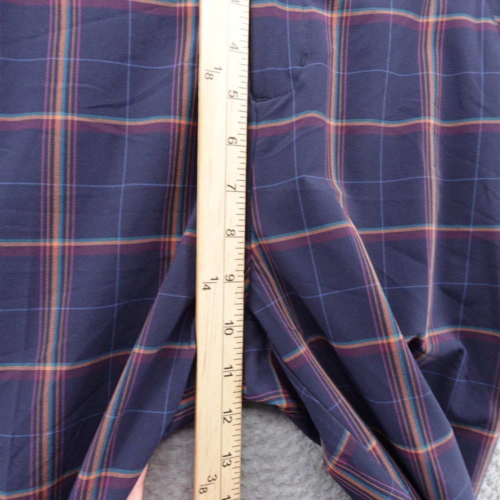 Walter Hagen Clubhouse Plaid Golf Pants Womens 0 Dark Navy Blue WGH15413YD NEW - Picture 11 of 16